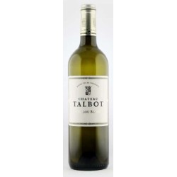 "CAILLOU BLANC DE CHATEAU TALBOT" 2023 BORDEAUX AOC BLANC 75 CL CRD - CAISSE BOIS DE 6 BT - French Wine 75cl